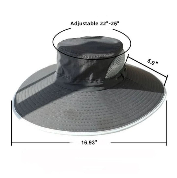 Solar Fan Fisherman's Hat - Solar Energy & USB Charging | Bowlift