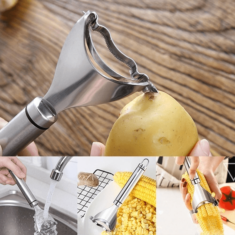 BowLift | Stainless Steel Corn Peeler For Corn On The Cob
