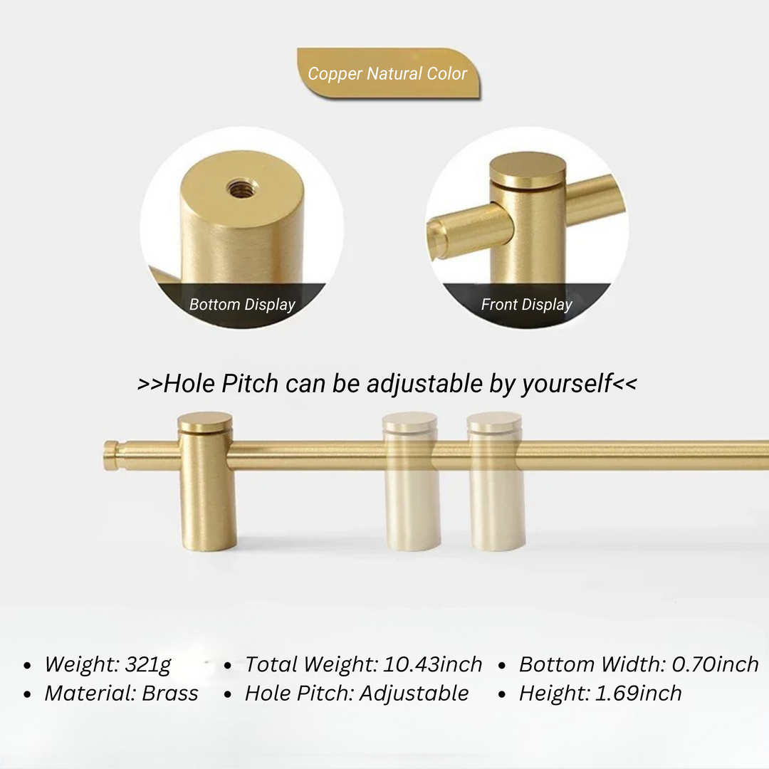 Adjustable Hole Cabinet Drawer Handle and Door Knob | Bowlift