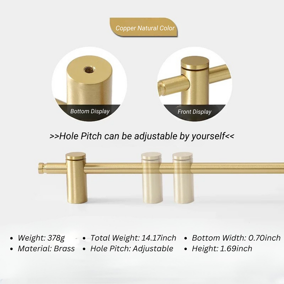 Adjustable Hole Cabinet Drawer Handle and Door Knob | Bowlift