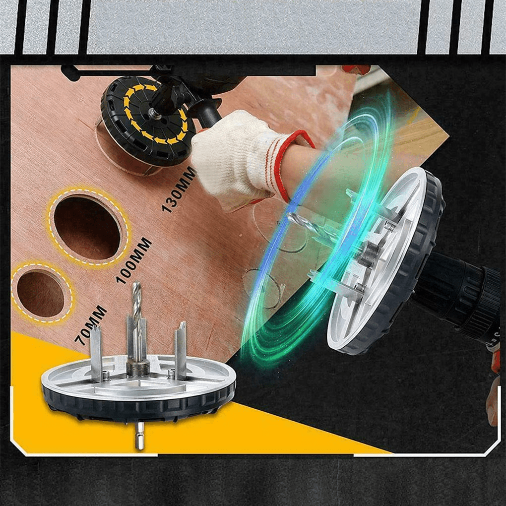 BowLift | DiaMaster Multi – Trident Blade Hole Cutter for Plastic and Aluminum