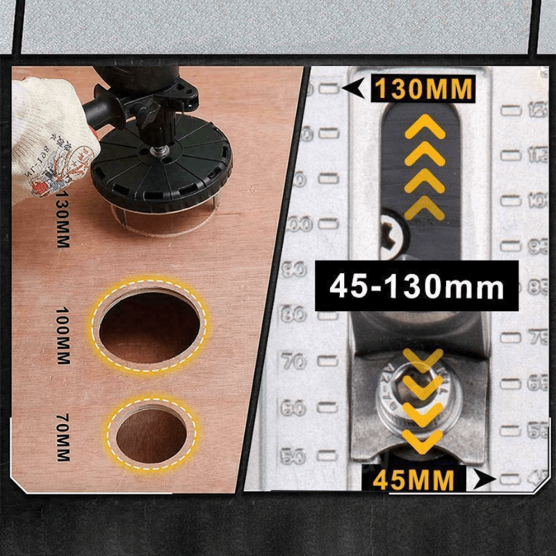 BowLift | DiaMaster Multi – Trident Blade Hole Cutter for Plastic and Aluminum