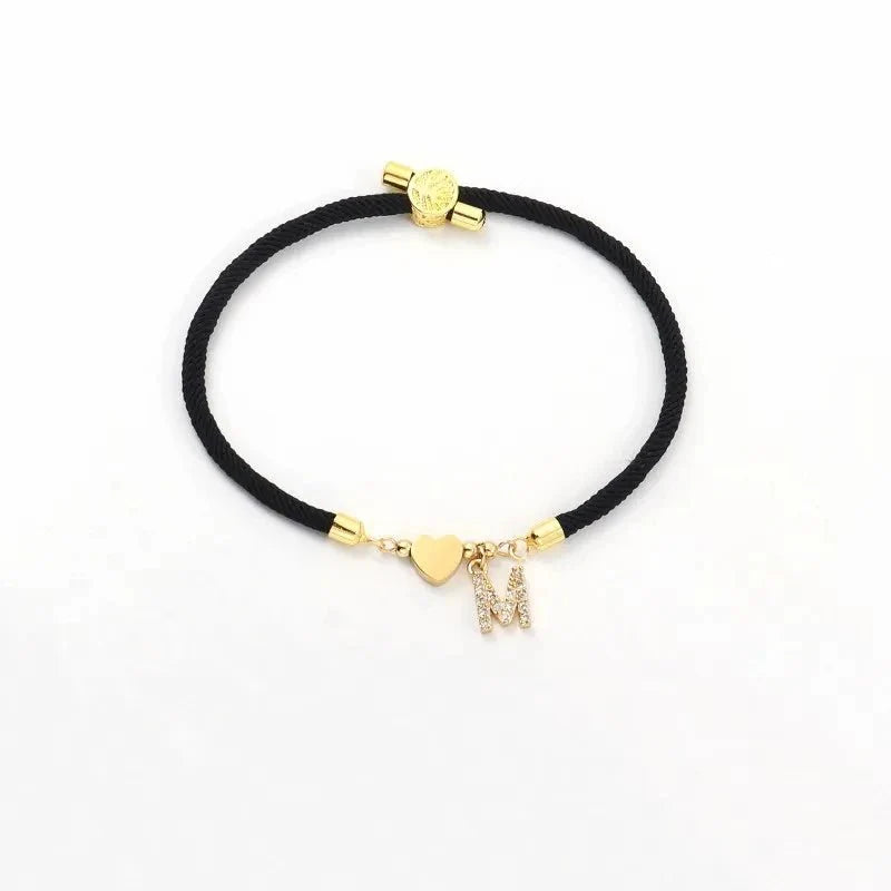 BowLift | Adjustable Shape Letter Initial Bracelets