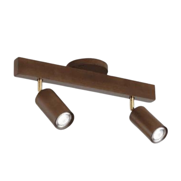 BowLift | EcoLux Adjustable Wooden Ceiling Spotlight with LED Bulb Included