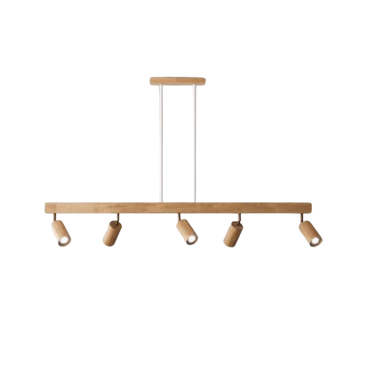 BowLift | EcoLux Adjustable Wooden Ceiling Spotlight with LED Bulb Included