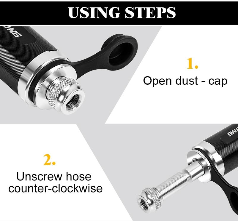 BowLift | Bike Pump - Mini Bike Pump - Hand Bike Pump