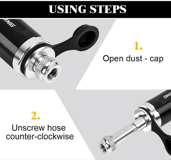 BowLift | Bike Pump - Mini Bike Pump - Hand Bike Pump