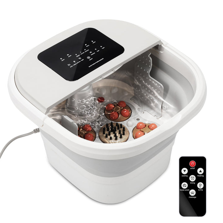 Electric foot massage device heating foldable | Bowlift