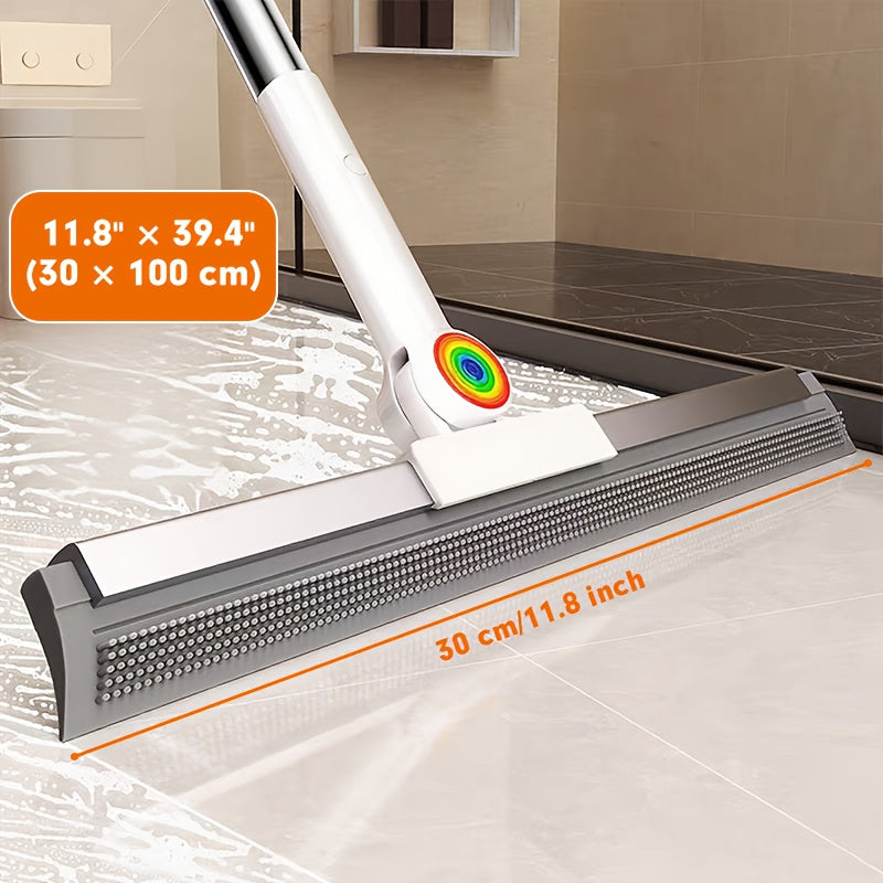 Floor wiper with rubber lip & TPE bristles | Bowlift