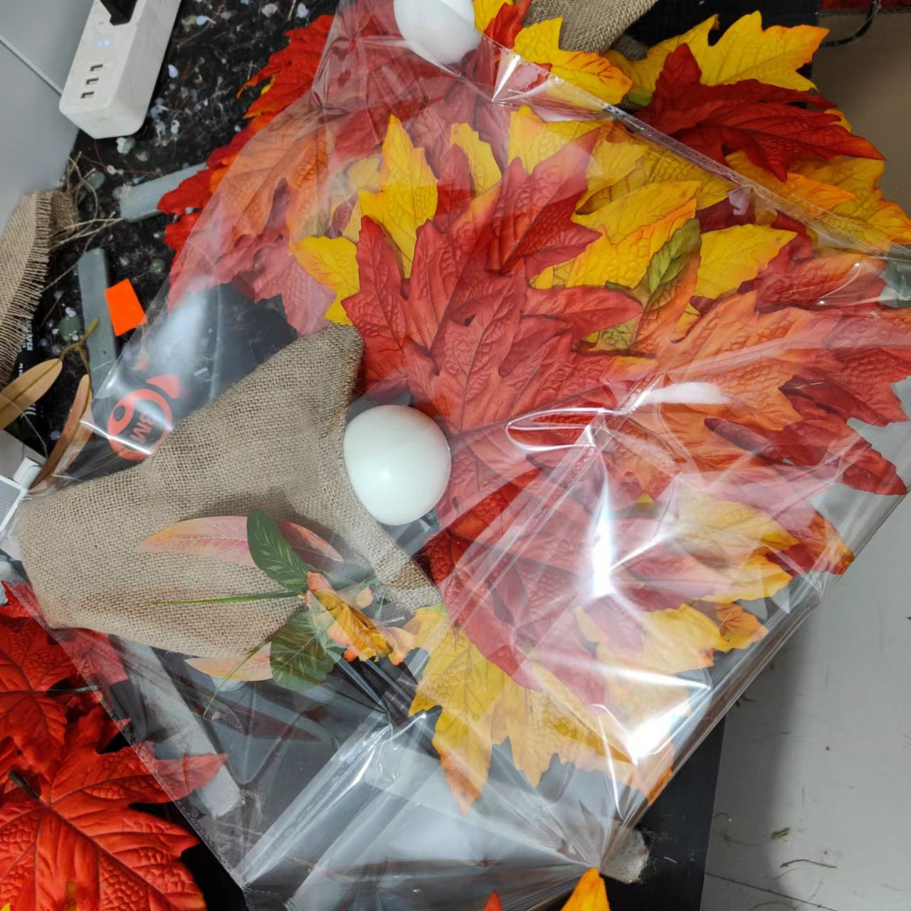 BowLift | Hat Christmas Decoration Garland Harvest Season Maple Leaf Creative Garland