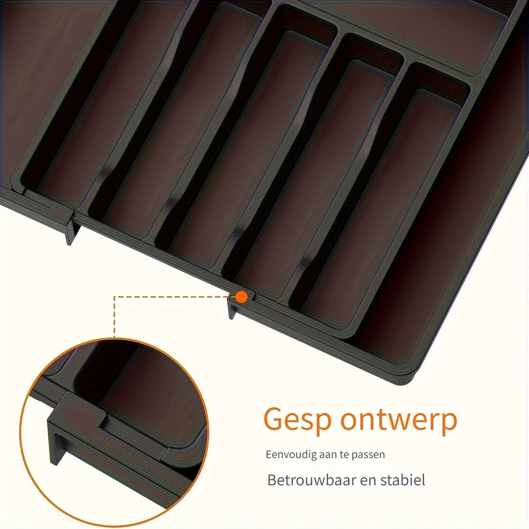 Extendable cutlery tray 33–57 cm | Bowlift