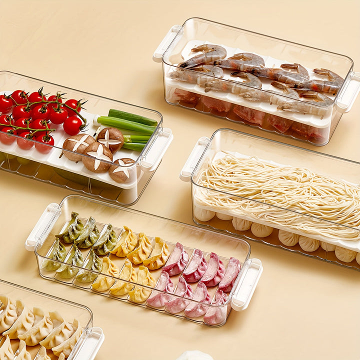 FreshGuard - Elegant Food Safe Refrigerator Organizer Bowlift