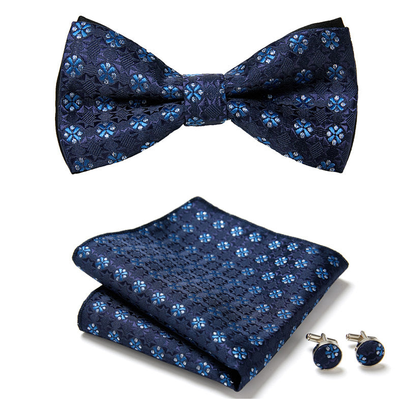 Three-piece set with stylish bow ties Bowlift
