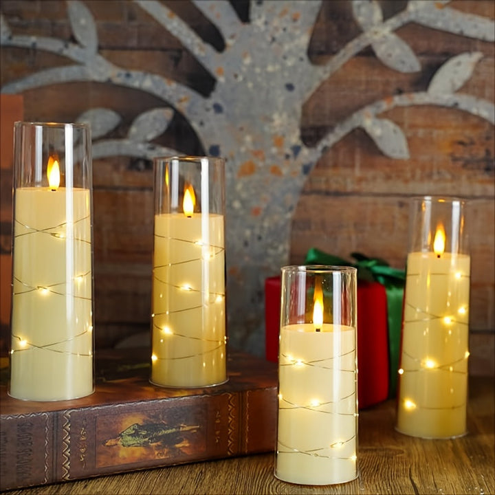 RomanticGlow – LED Candle Set with Remote Control Bowlift