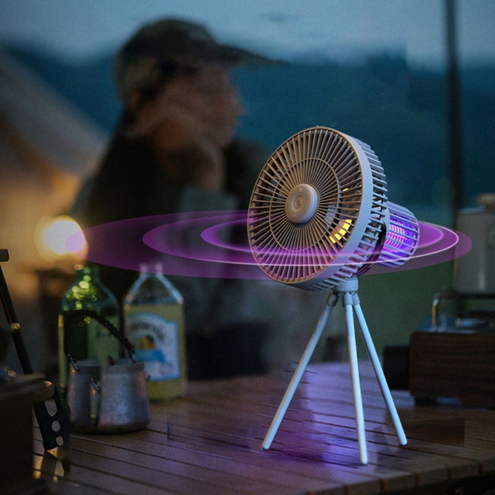 BowLift | Portable Outdoor Mood Light Rechargeable Fan