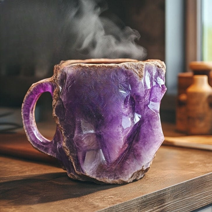 BowLift | Handmade Coffee Mugs made of Mineral Crystal, Insulated, Microwave Safe, 350-450 ml