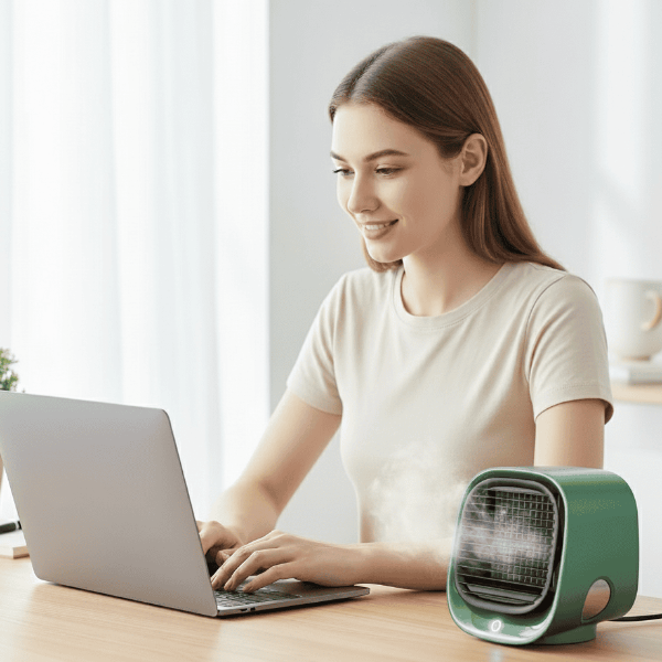 BowLift | AEROBREEZE – 2-in-1 Air Cooler & Humidifier for Fresh, Balanced Indoor Comfort
