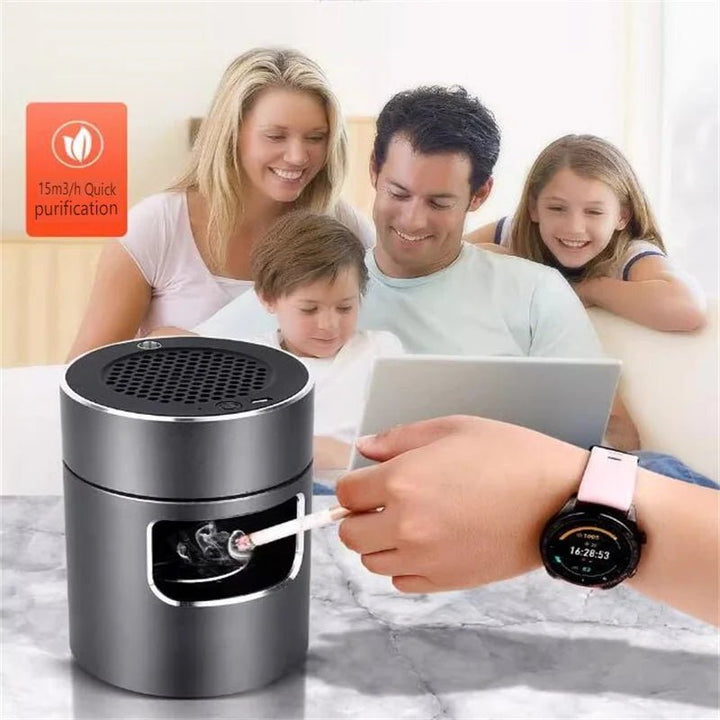 BowLift | AEROCLEAN – Smart Smokeless Ashtray with Rechargeable Battery and HEPA Filter