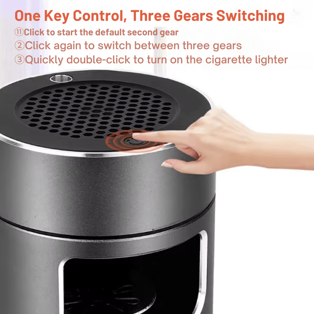 BowLift | AEROCLEAN – Smart Smokeless Ashtray with Rechargeable Battery and HEPA Filter