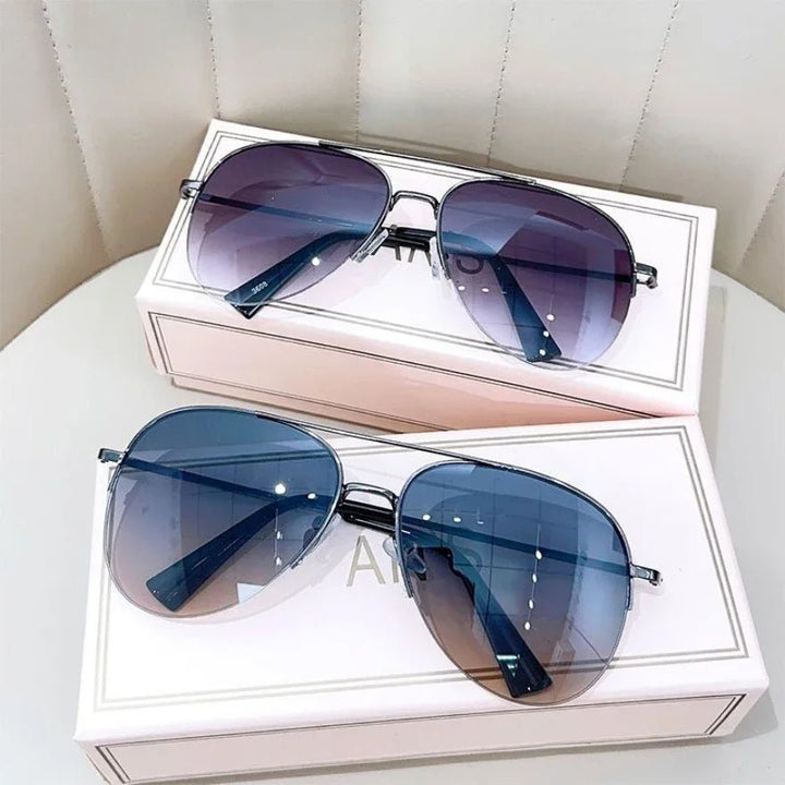 BowLift | AEROVIEW SHADES – Gradient Pilot Sunglasses with UV400 Protection for Men