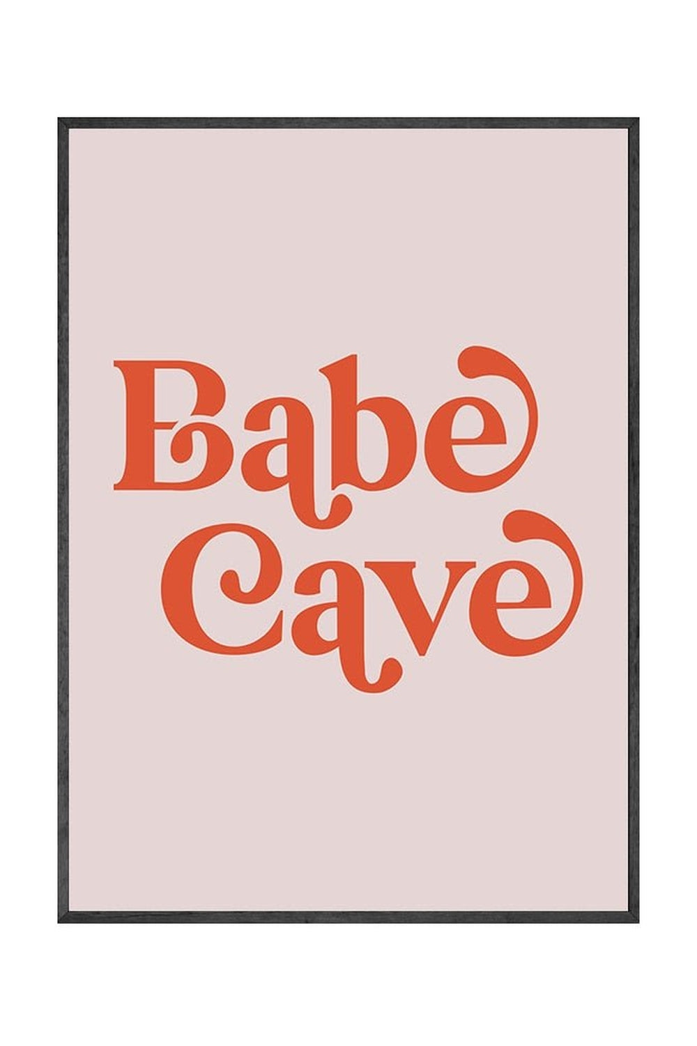 Cave' Inspirational Canvas Poster | Bowlift