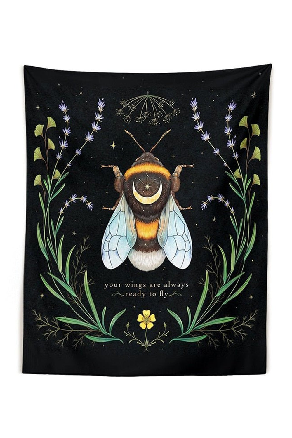 Girl Art Wall Tapestry | Bowlift