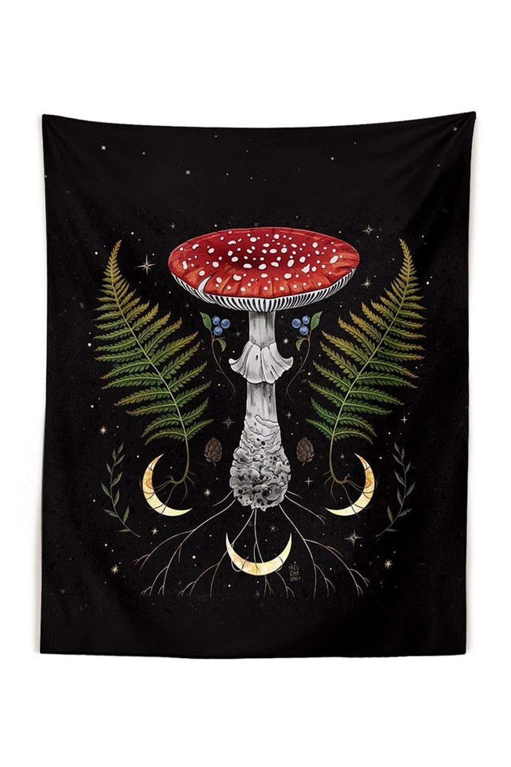 Girl Art Wall Tapestry | Bowlift