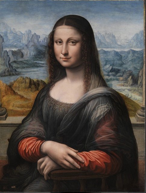 BowLift | Aesthetic Funny Mona Lisa Canvas Poster