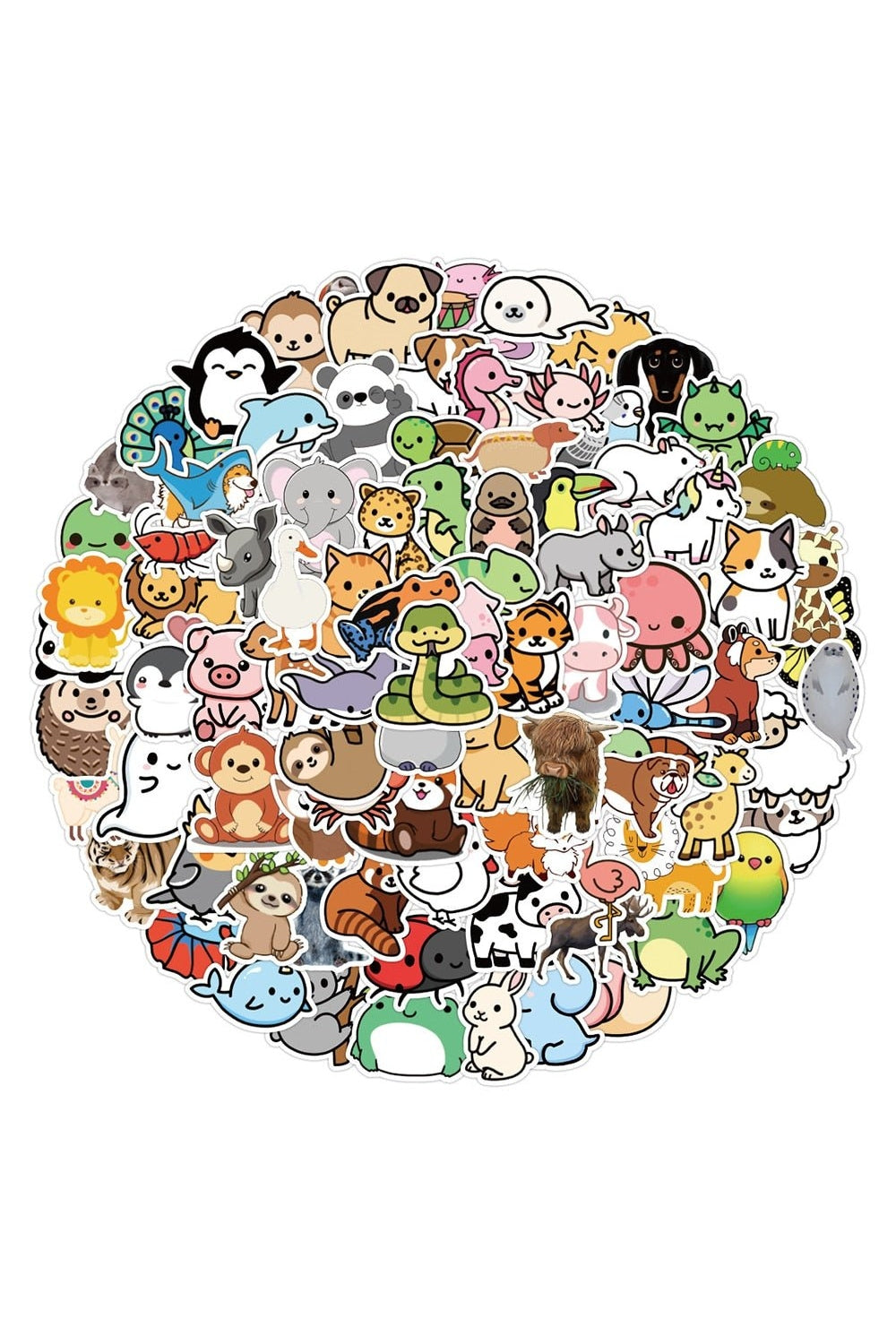 Cute Animal Fun Stickers | Bowlift