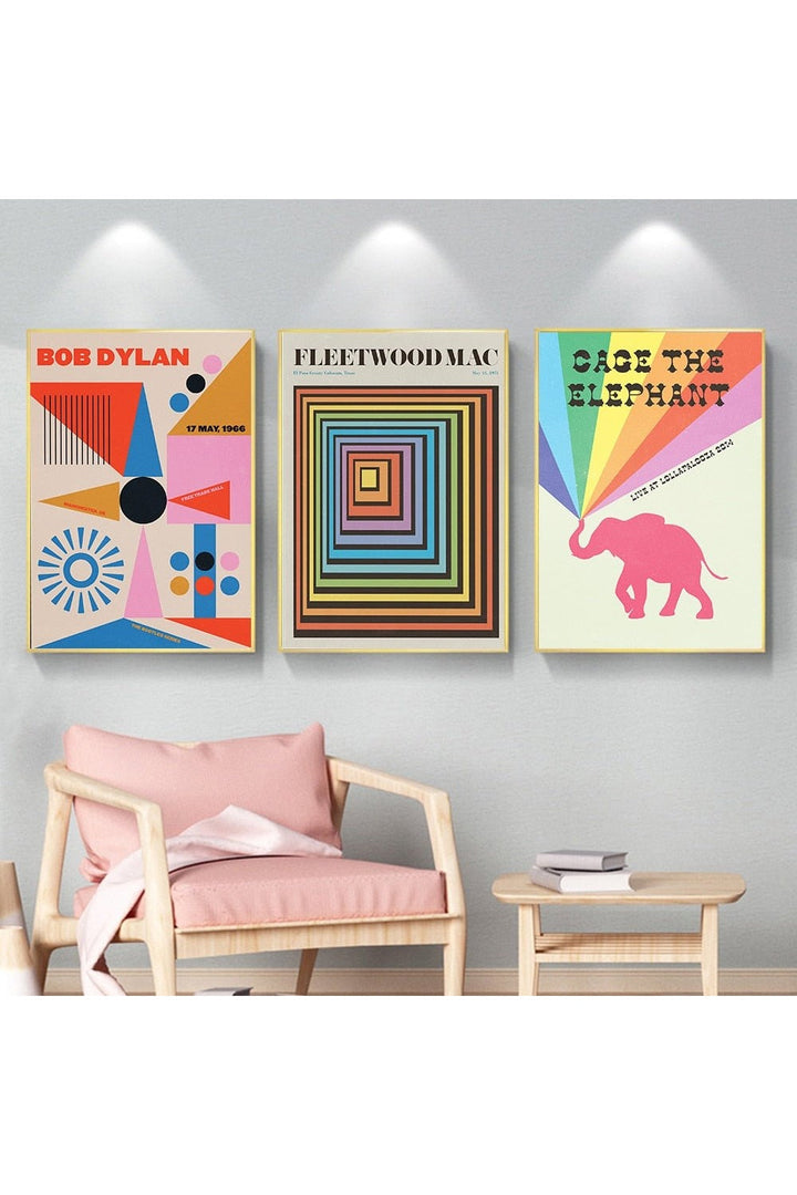 Music Bands Psychedelic Poster | Bowlift