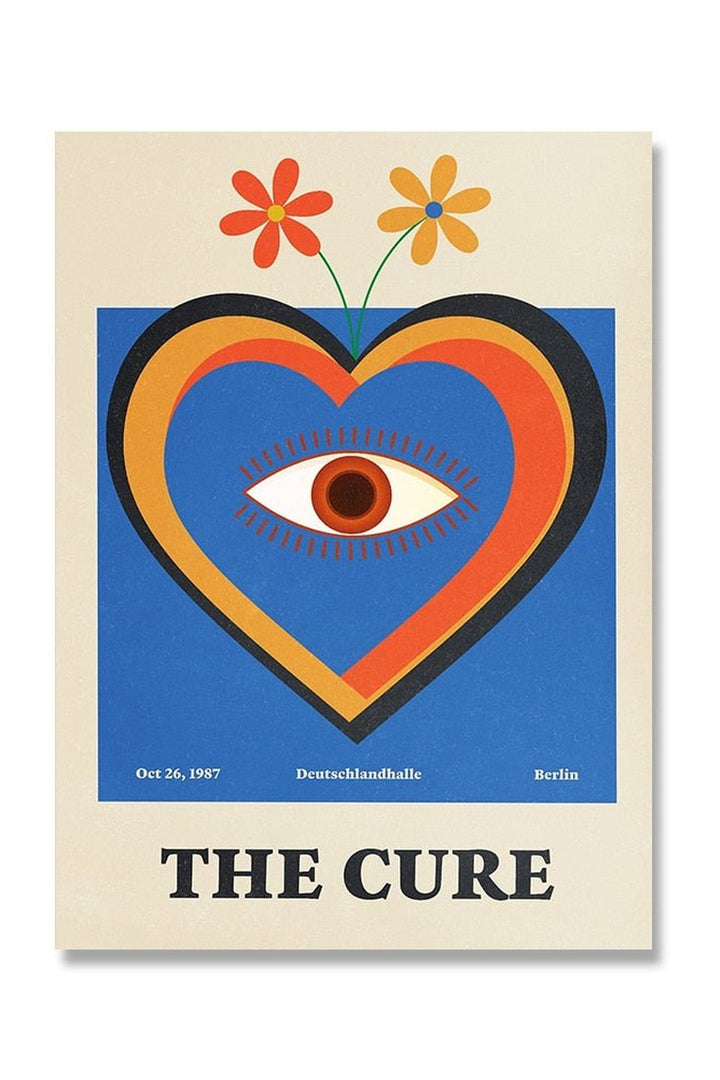 Music Bands Psychedelic Poster | Bowlift