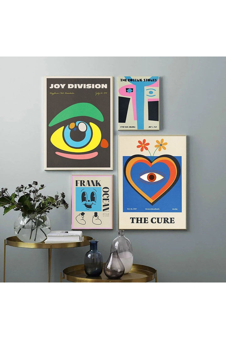 Music Bands Psychedelic Poster | Bowlift