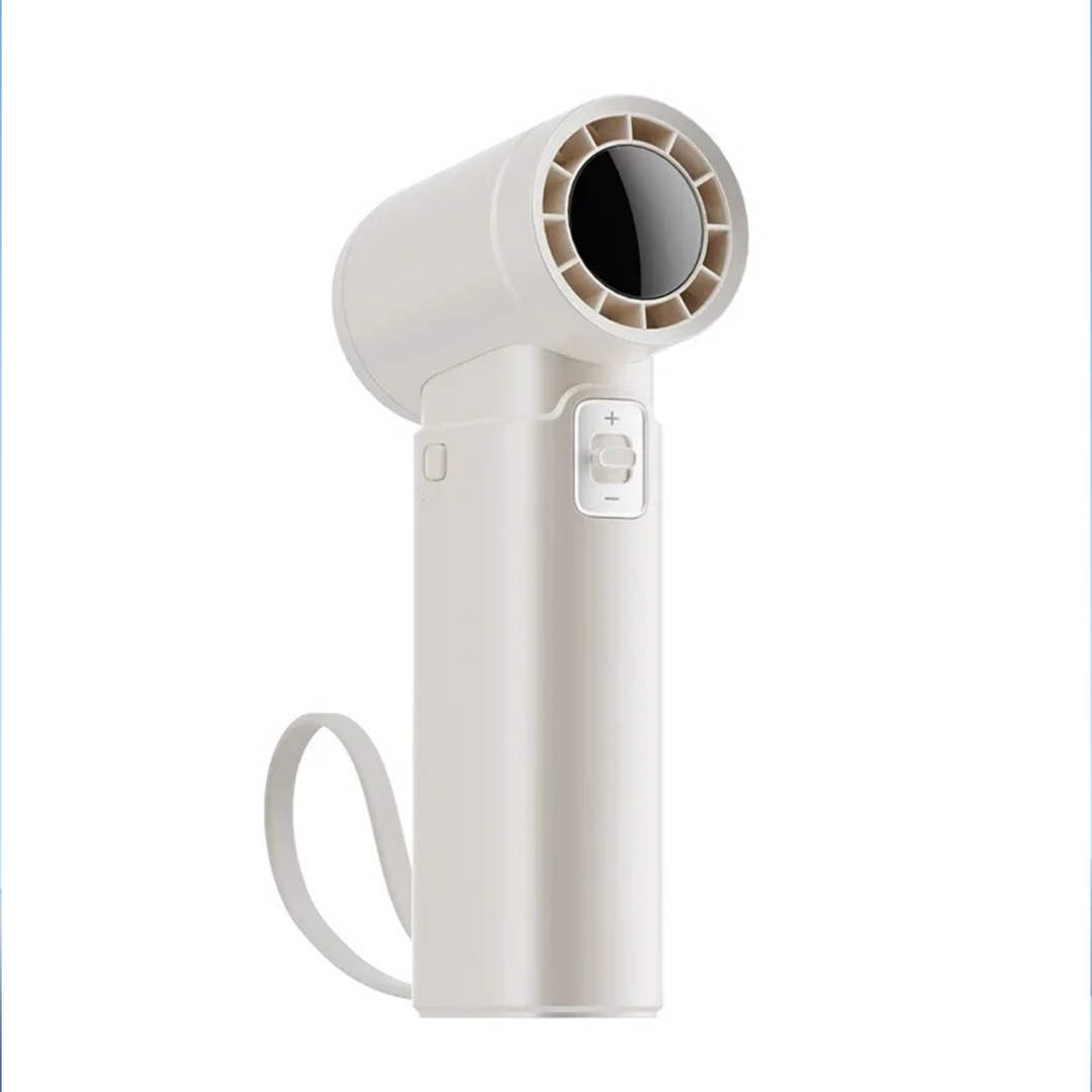 BowLift | Portable Handheld Fan with Power Bank - High-Speed Cooling with 18W Fast Charging for Outdoor Use