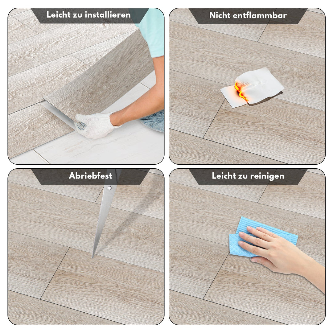 PVC Flooring Self-Adhesive Vinyl Floor 1.5mm Thickness | Bowlift