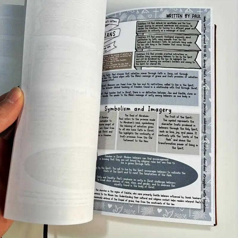 BowLift | Faith Journal for Daily Scripture Reflection | Guided Prompts | Durable Eco-Friendly Paper
