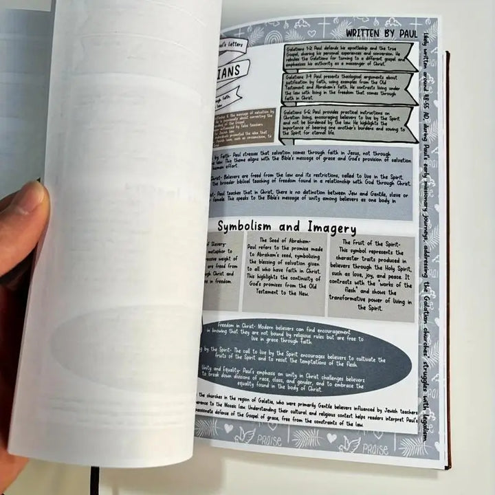 BowLift | Faith Journal for Daily Scripture Reflection | Guided Prompts | Durable Eco-Friendly Paper