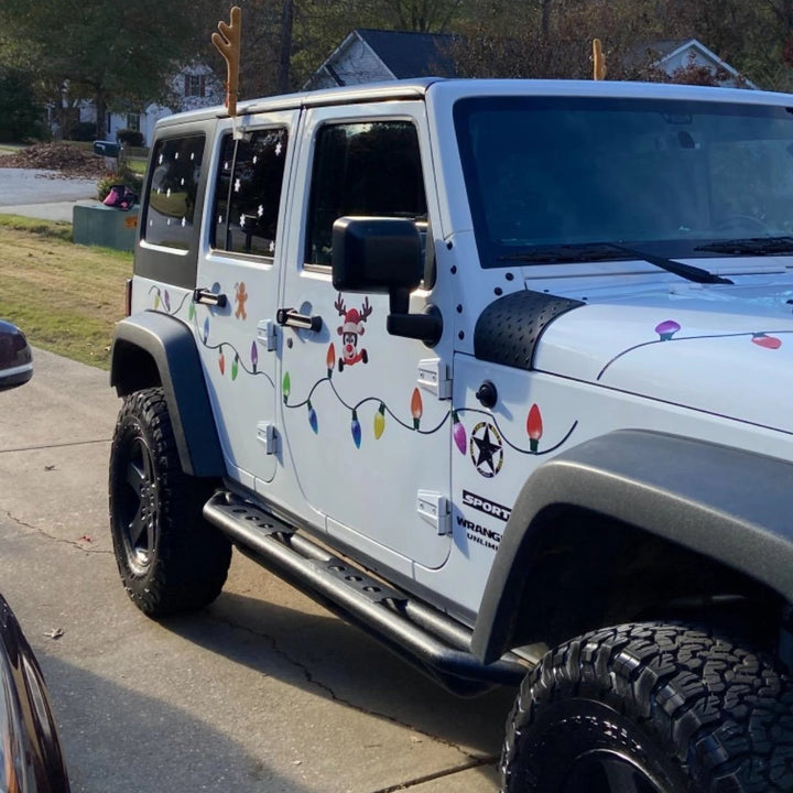 BowLift | Christmas Magnet Decor | Reflective Light Bulb Magnets | For Car, Refrigerator & Metal Surfaces