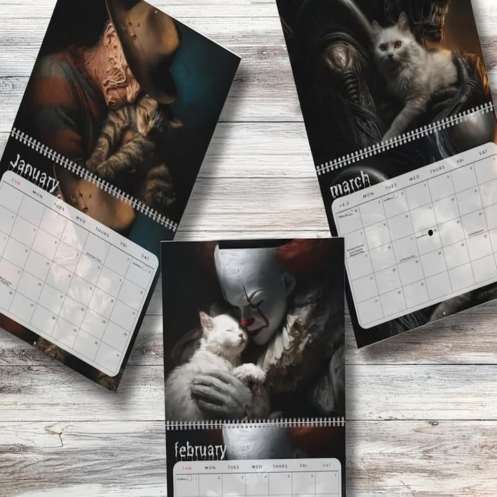 BowLift | Horror Cat Wall Calendar
