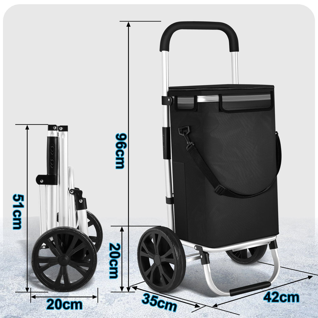 Shopping trolley shopping roller foldable 40L | Bowlift