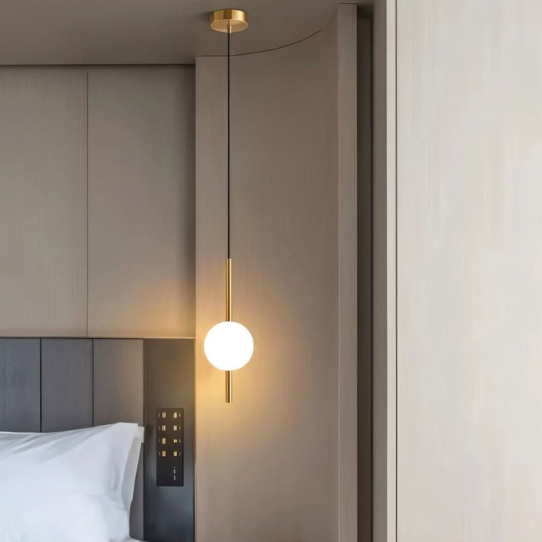 BowLift | Afzal Glass Globe LED Pendant Light