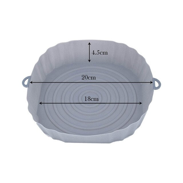 Air Fryer Baking Tray Silicone Pot Nonstick Airfryer Baking Form | Bowlift