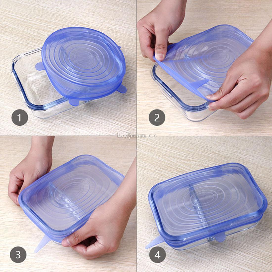 BowLift | Air Tight Silicone Food Safety Lids (Set of 6)