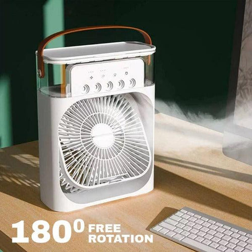 Water Air Cooler Fan - 3 in 1 Ice Cold Cooling Air Conditioner Humidifier Portable Mini Air Cooler Fan | Bowlift
