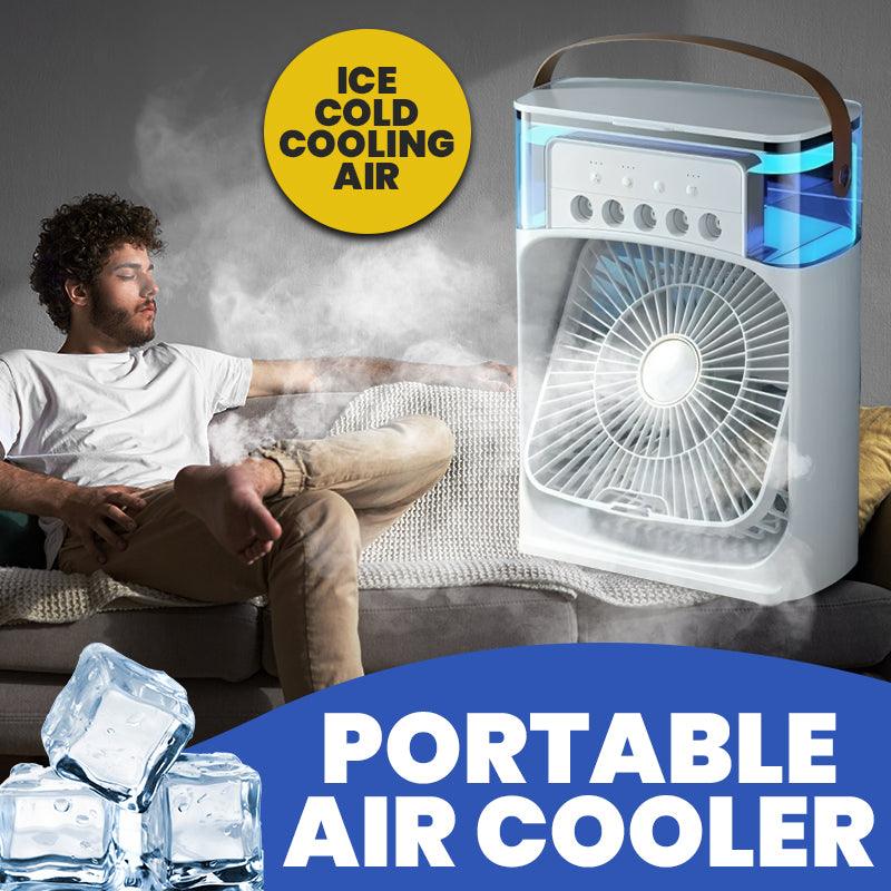 Water Air Cooler Fan - 3 in 1 Ice Cold Cooling Air Conditioner Humidifier Portable Mini Air Cooler Fan | Bowlift