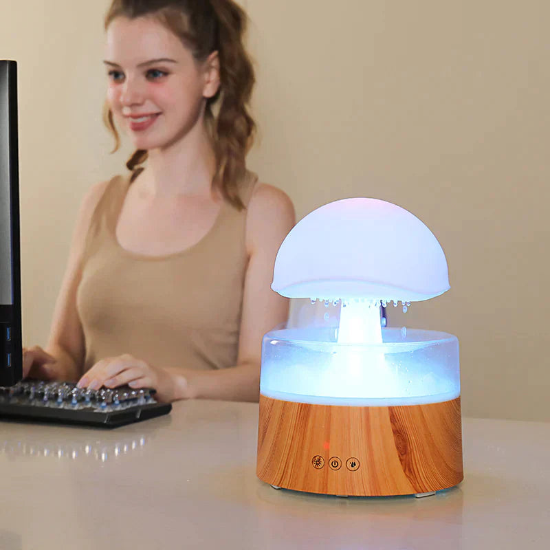 BowLift | Mushroom Cloud Rain Diffuser Relaxing Humidifier - Atumis