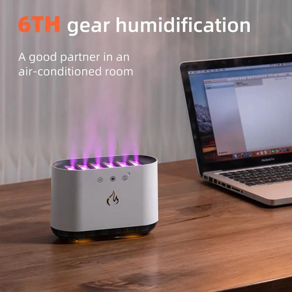 BowLift | Airmist Pro – Ultrasonic Humidifier with LED Light & 6 Nozzles