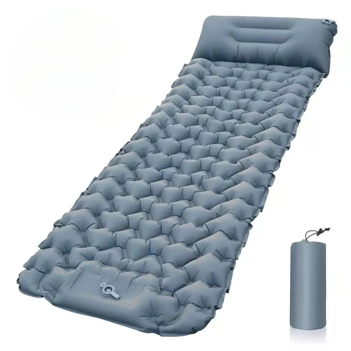 BowLift | AirTrek Mat – Inflatable Camping Mattress with Foot Pump & Built-In Pillow