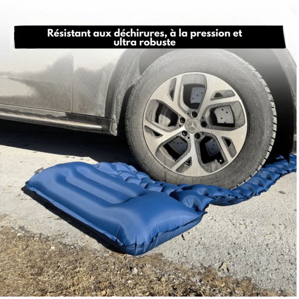 BowLift | AirTrek Mat – Inflatable Camping Mattress with Foot Pump & Built-In Pillow
