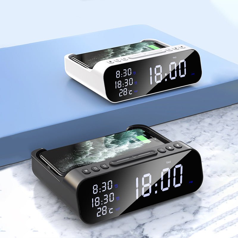 ChargeTime Pro – Digital alarm clock with wireless charging and large display Bowlift