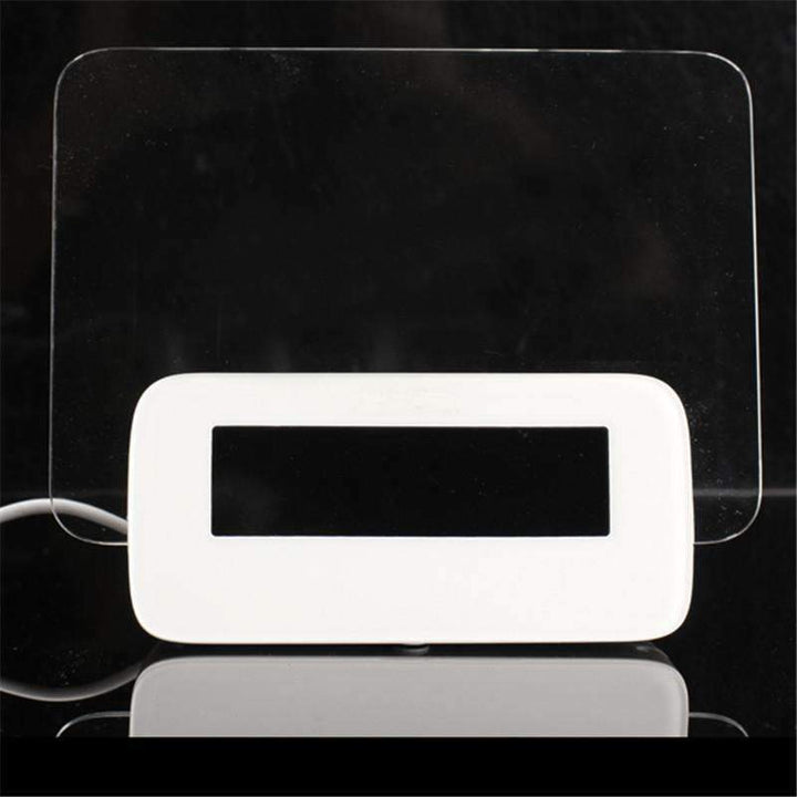 BowLift | Blue LED Fluorescent Digital Alarm Clock